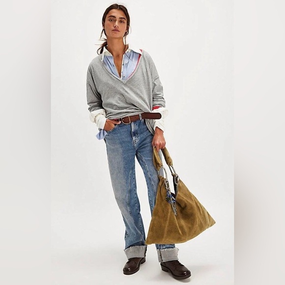 Free People Bobbi Slouch Bag NEW - Picture 5 of 7